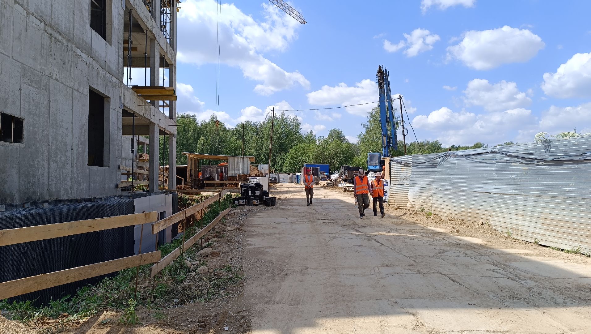 Лобня, строительство, поликлиника