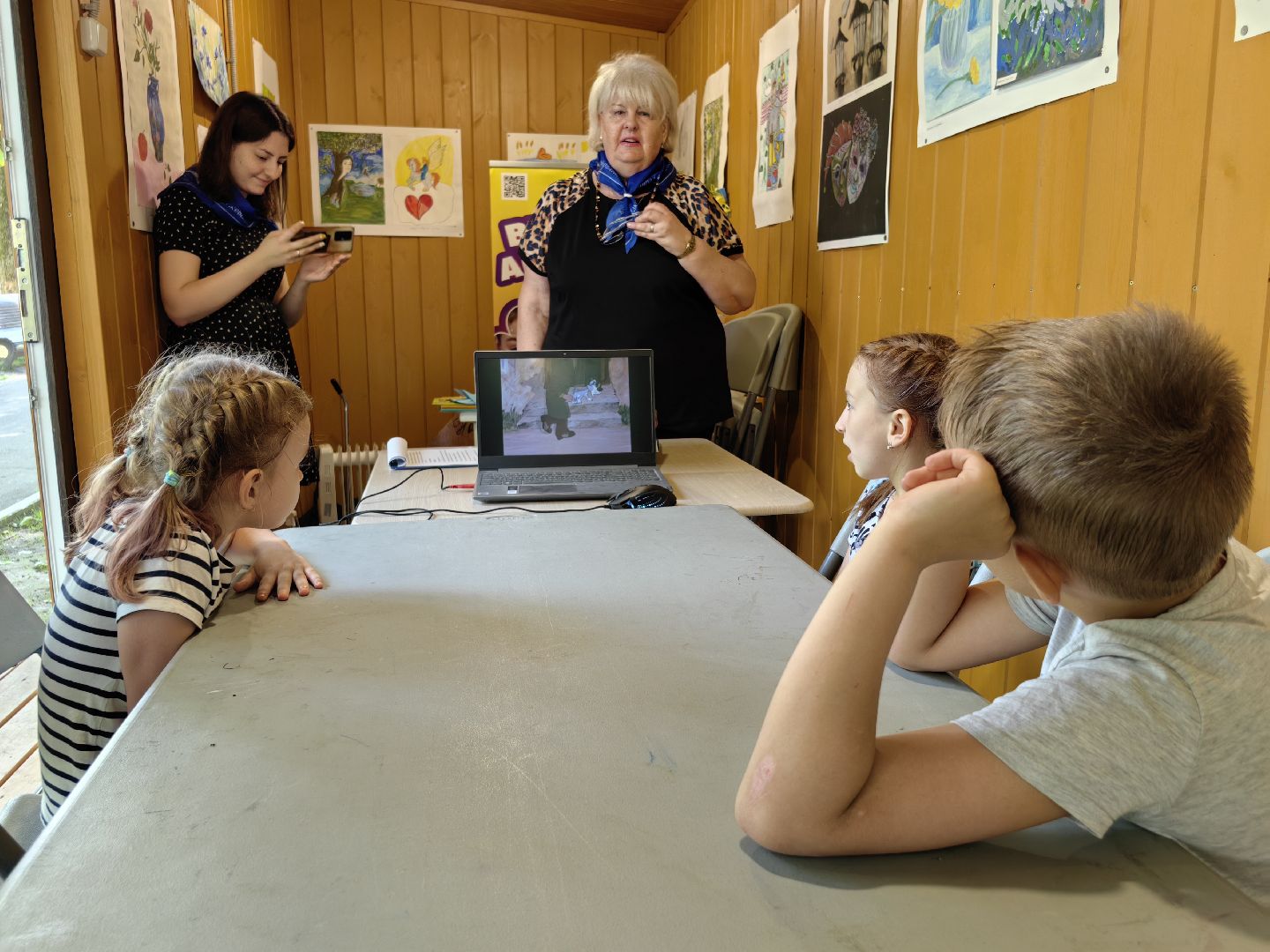 Лекторий, собака, друг, дети, парк