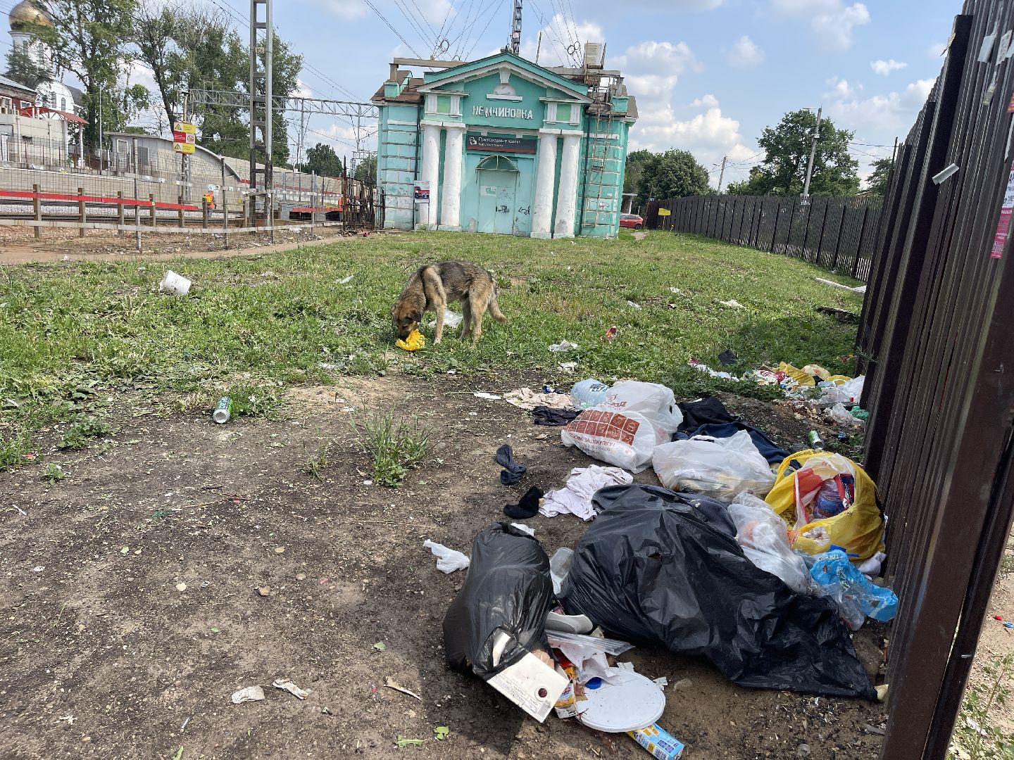 Одинцово, Немчиновка, РЖД, Рузский региональный оператор, мусор, станция, МЦД,