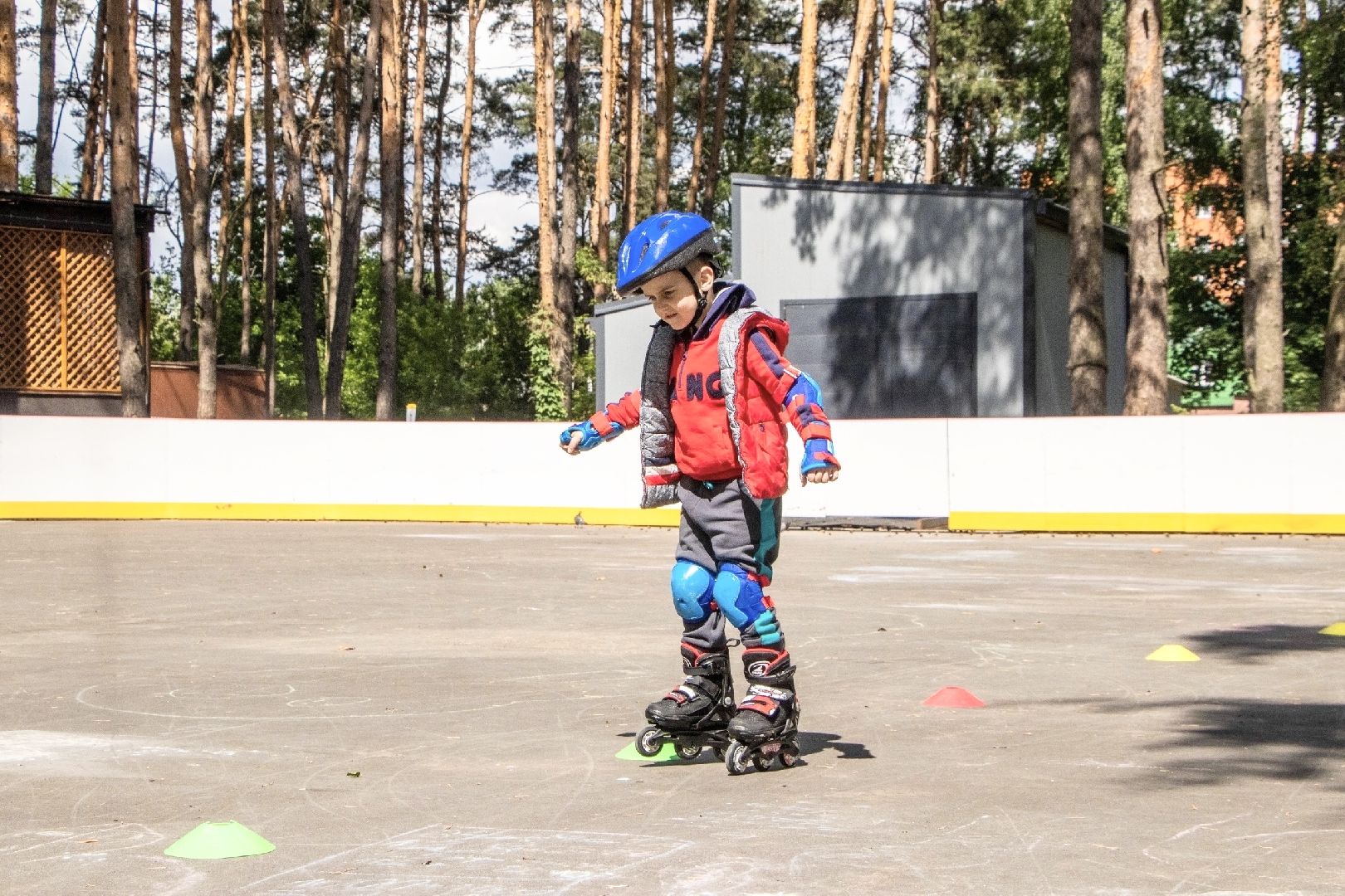 Домодедово, экстрим школа, ролики, тренировка, занятие, обучение