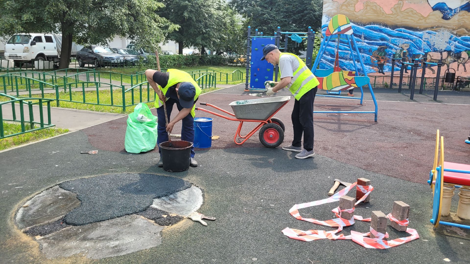 жкх; видное; благоустройство; детские площадки; демонтаж