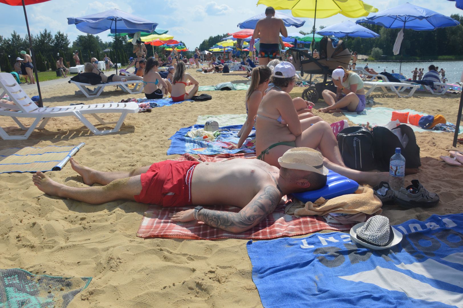 #Шатура, #пляж, #жара, #18, #озеро