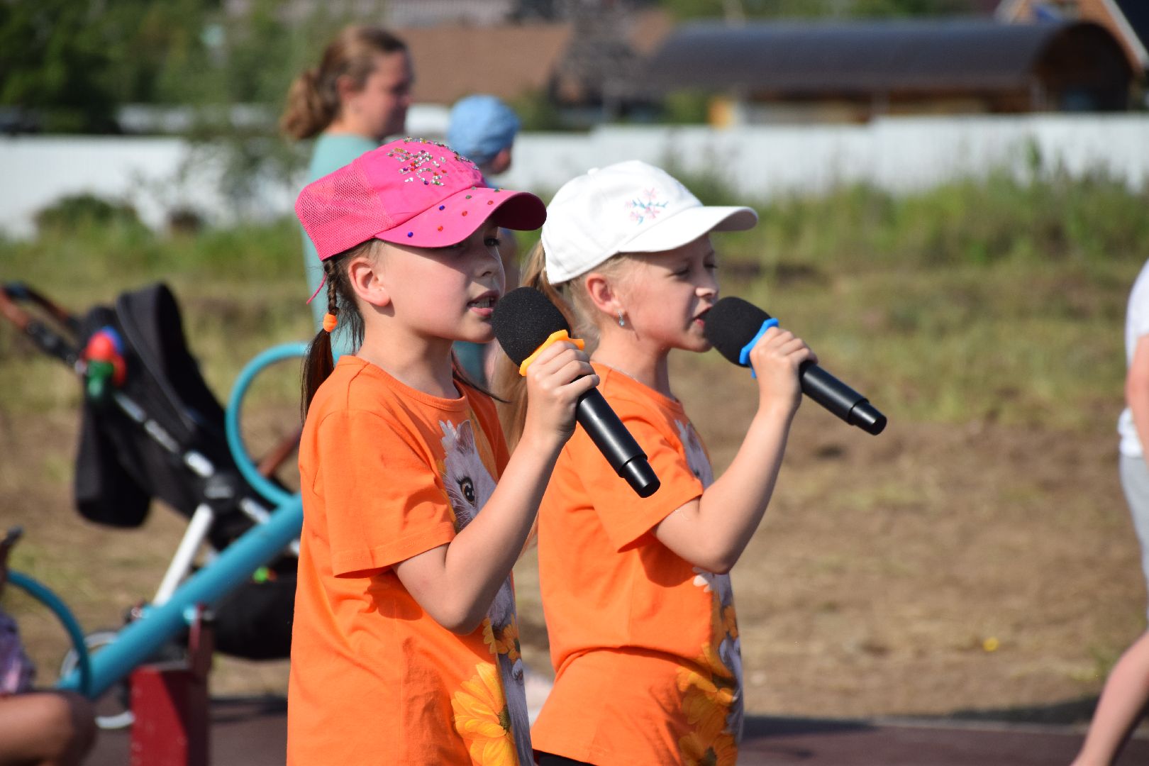 Павловский Посад, городской округ Павловский Посад, благоустройство, дети, люди, деревня, площадка, игры
