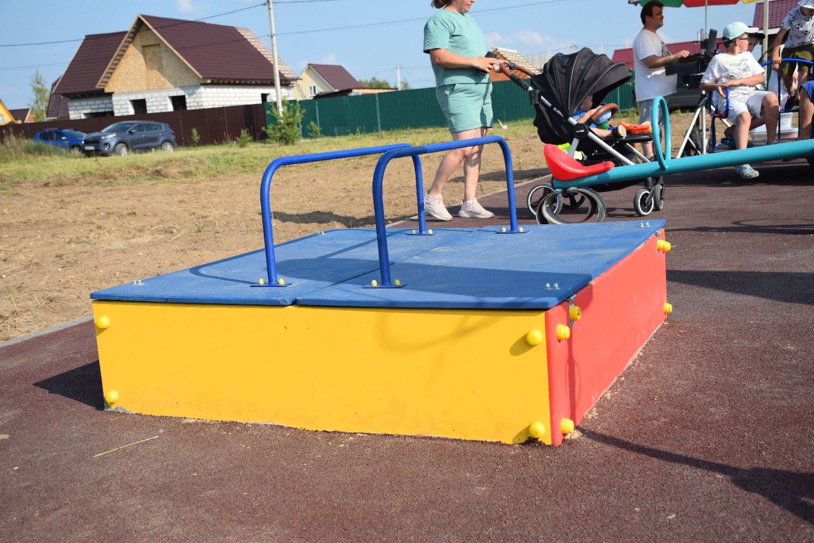 Павловский Посад, городской округ Павловский Посад, благоустройство, дети, люди, деревня, площадка, игры