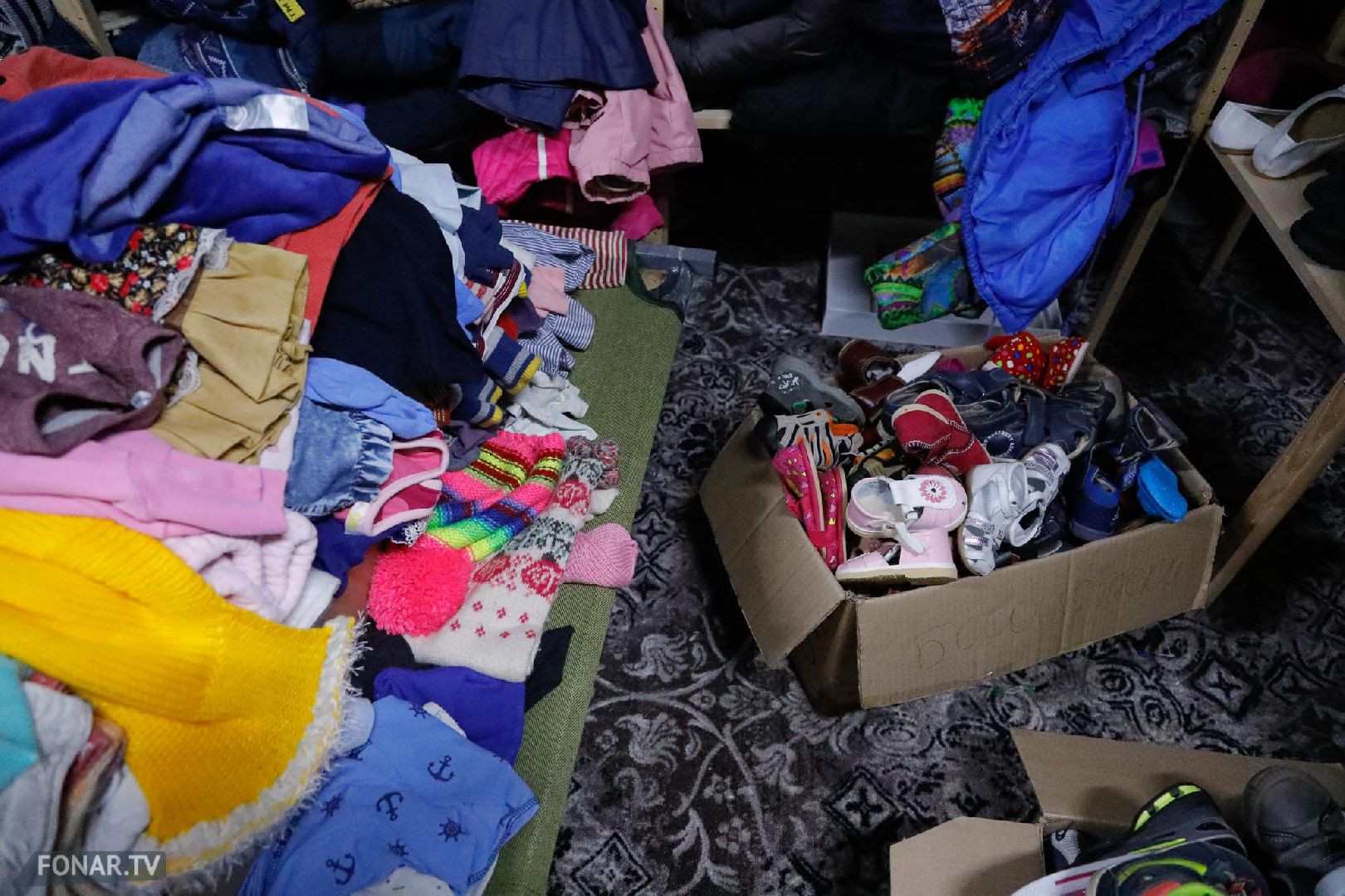 Звенигород, склад добра, гуманитарная помощь, благотворительность