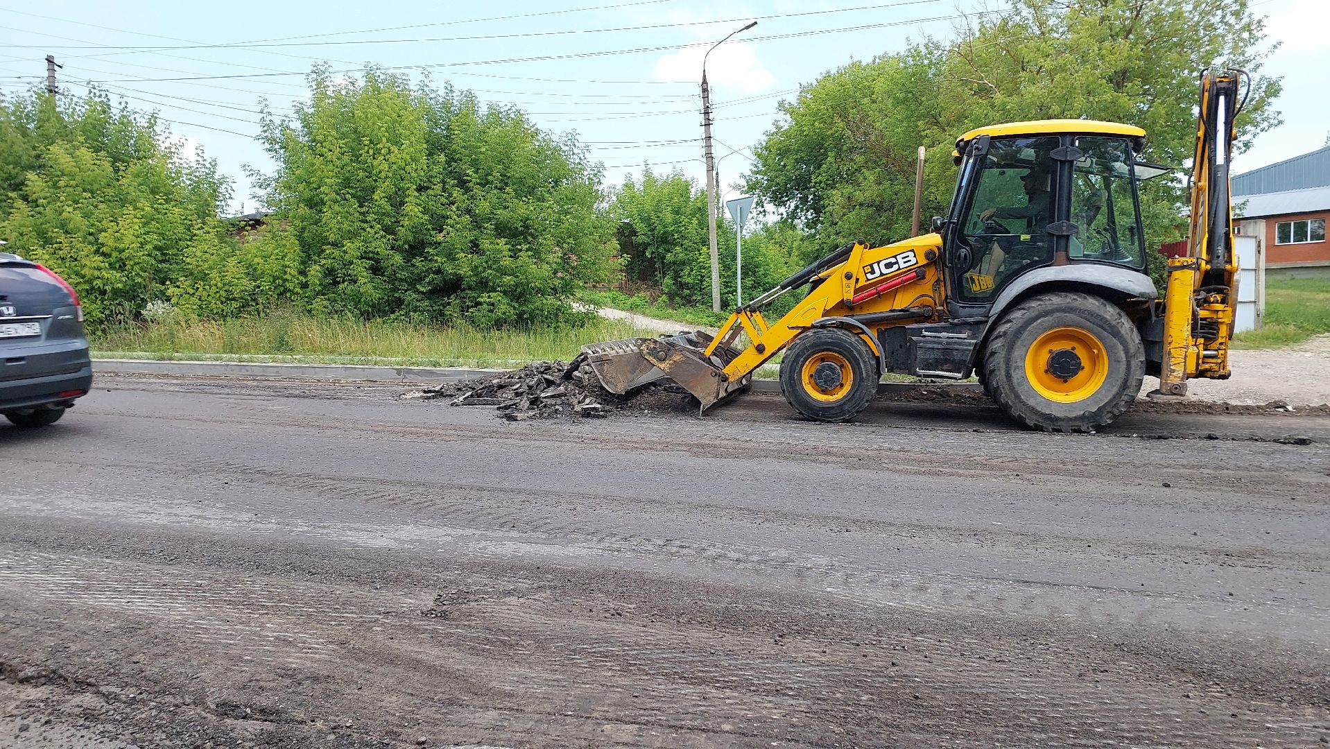 строительство дорог, дороги, серпухов, улица береговая, асфальт,