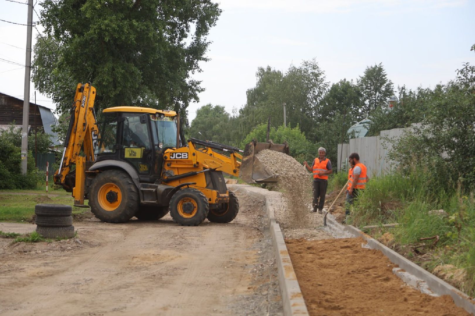 серпухов, тротуар, строительство дорог, дороги, асфальт,