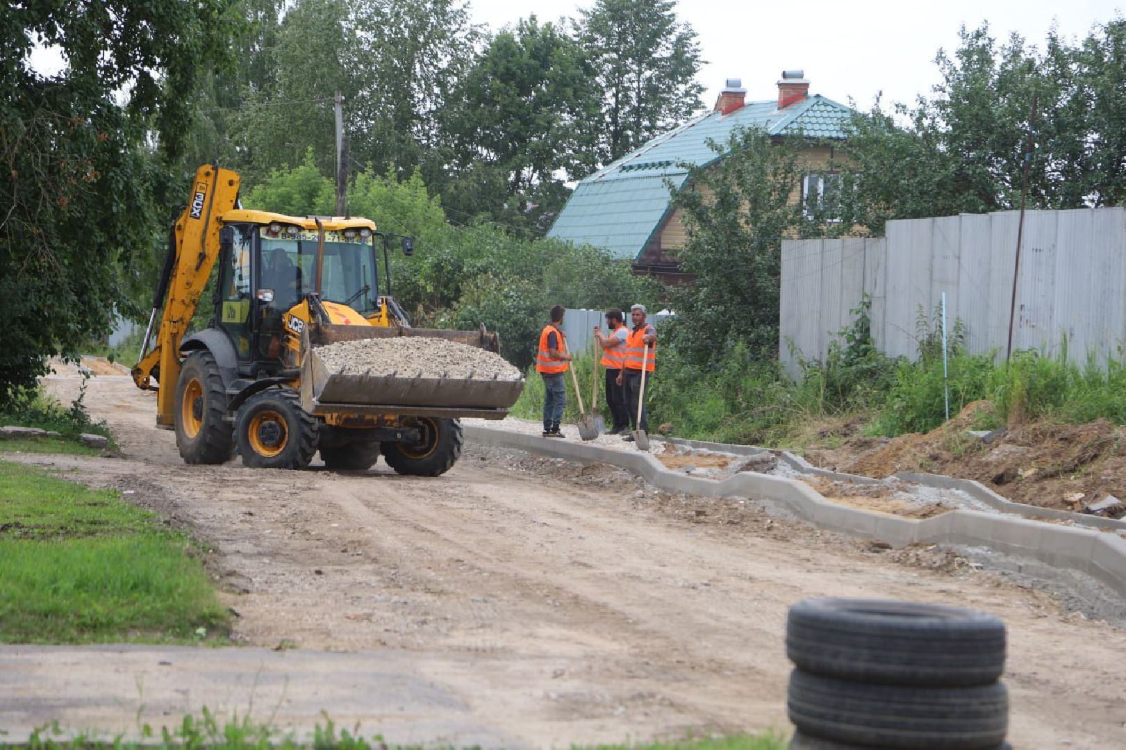 серпухов, тротуар, строительство дорог, дороги, асфальт,