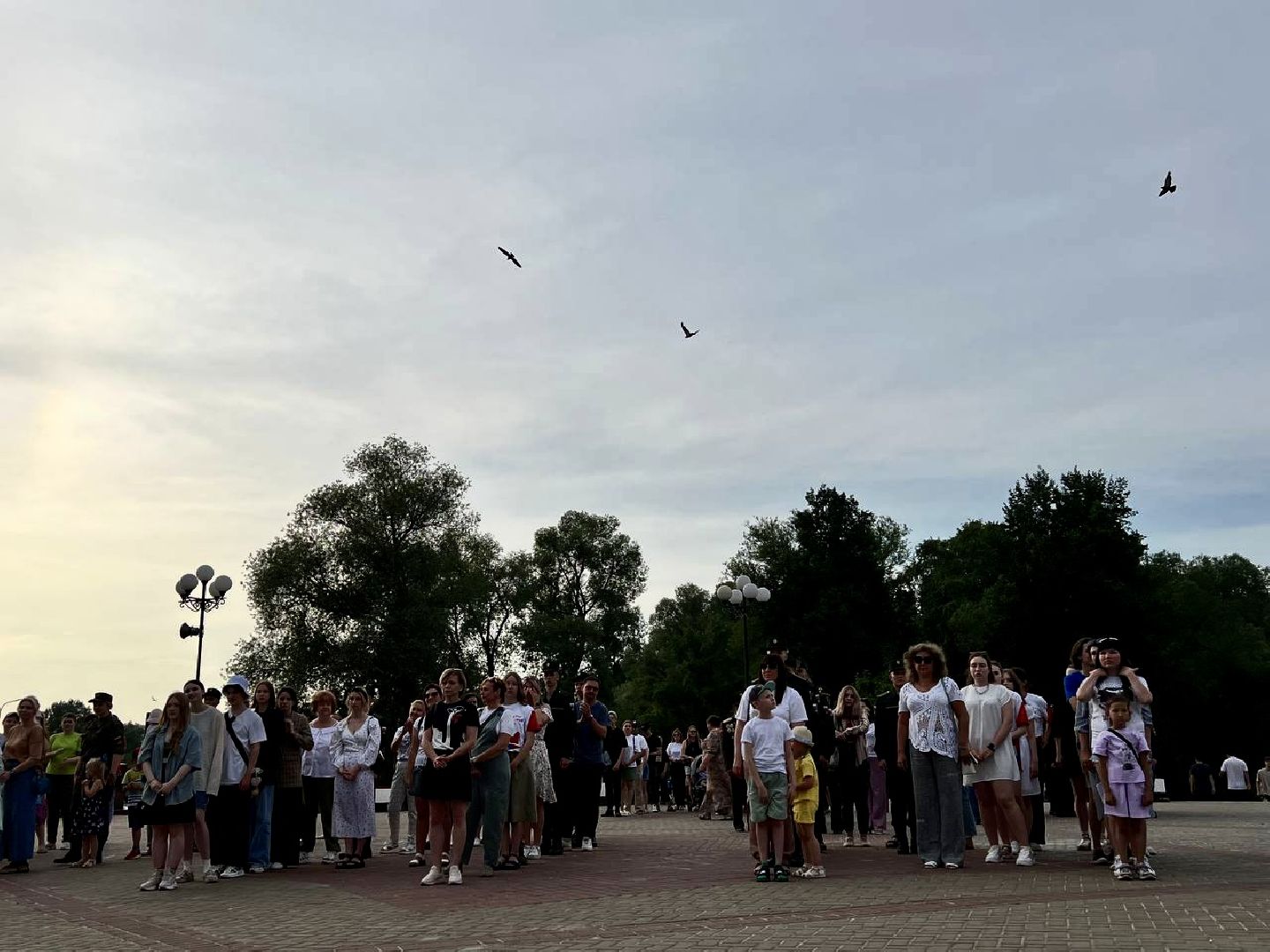 Наро-Фоминск, флешмоб, Встанем, молодёжь Подмосковья, ветераны, мы вместе