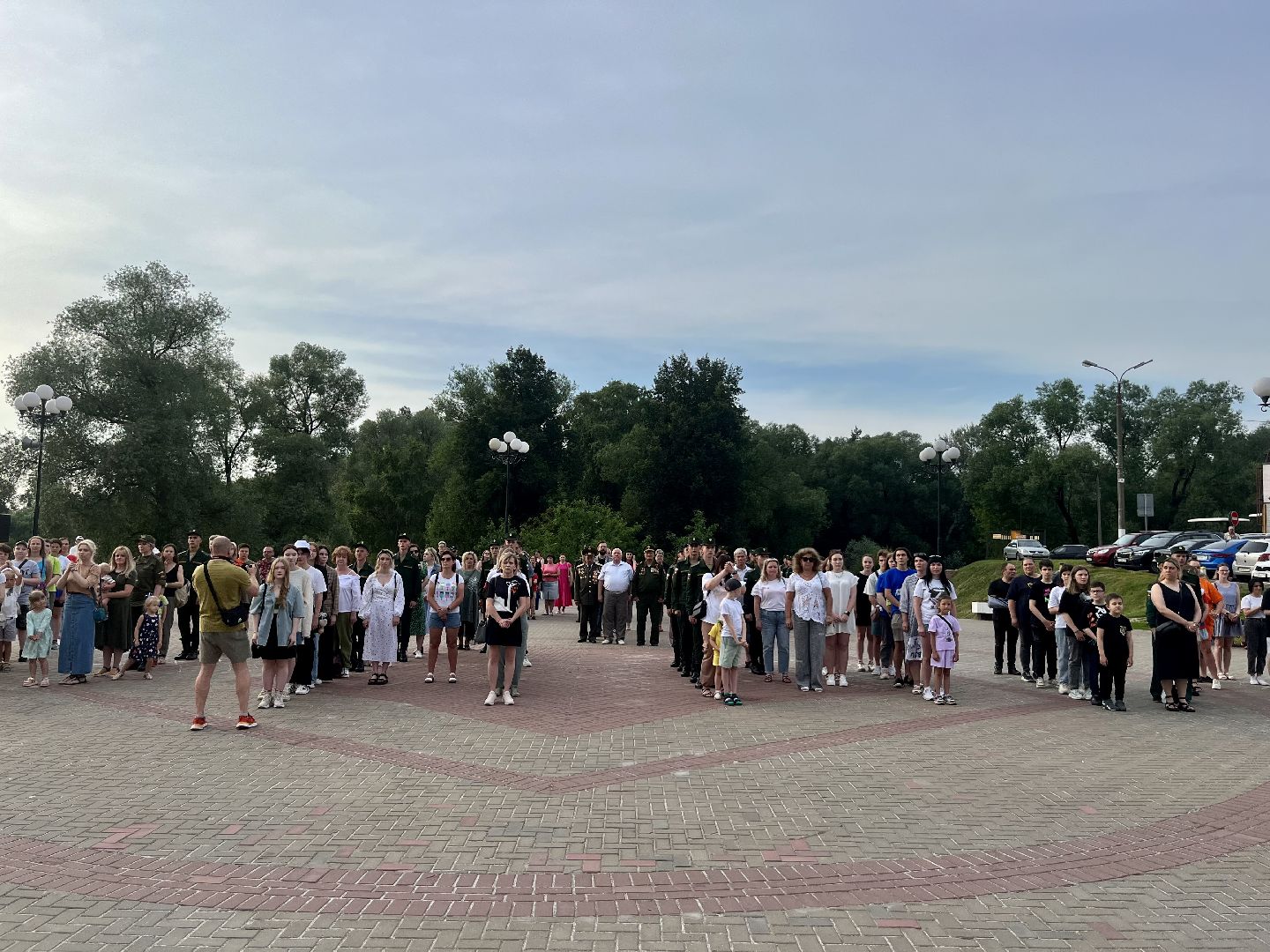 Наро-Фоминск, флешмоб, Встанем, молодёжь Подмосковья, ветераны, мы вместе