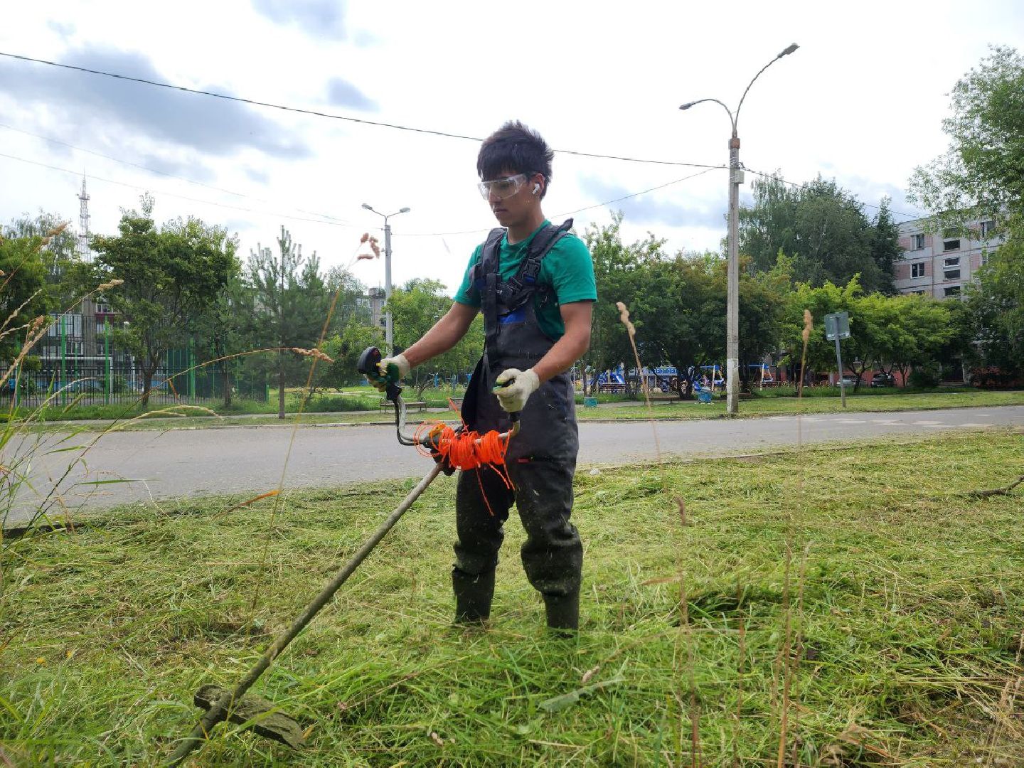 Дмитров, Благоустройство, Покос