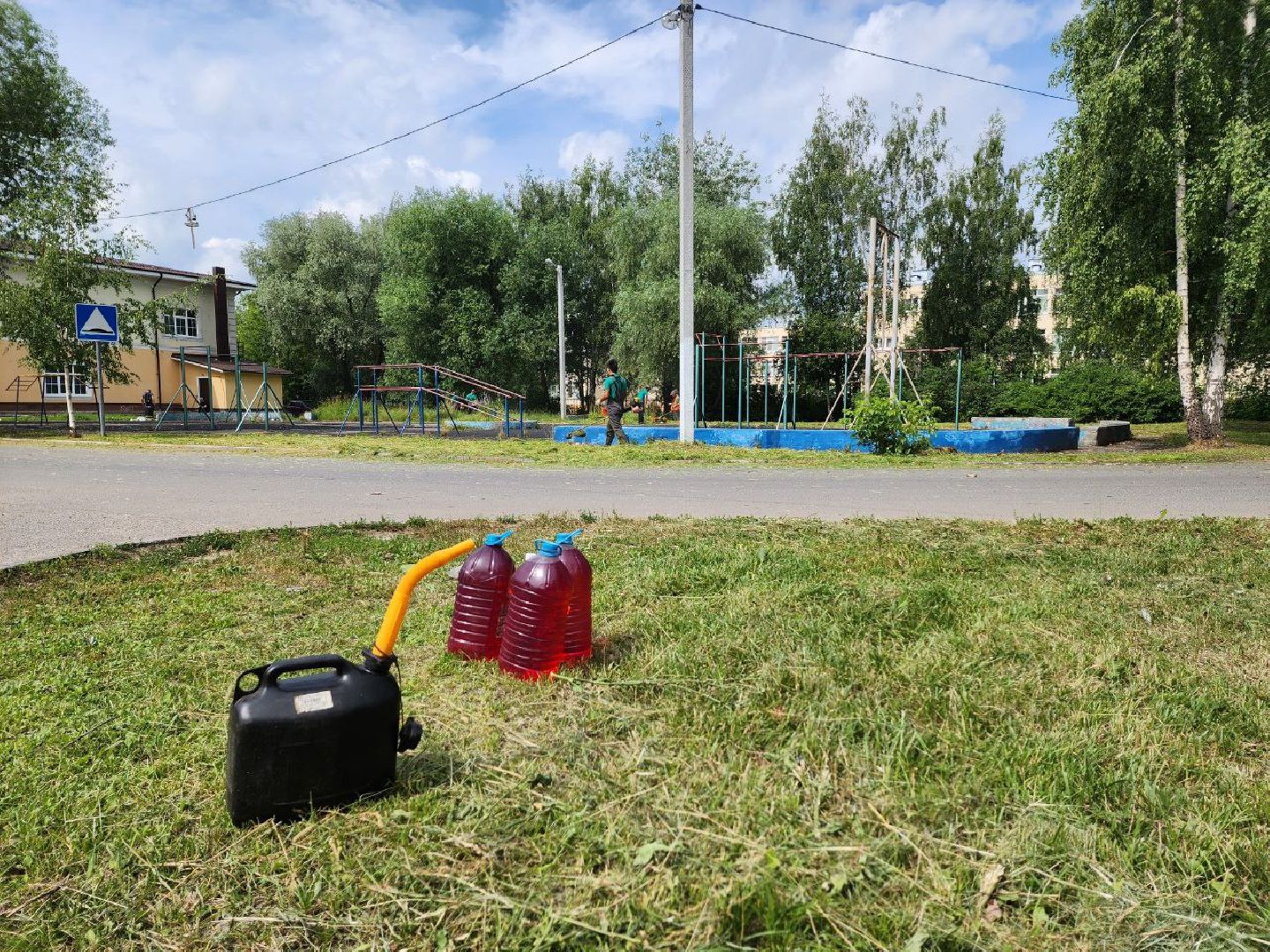 Дмитров, Благоустройство, Покос