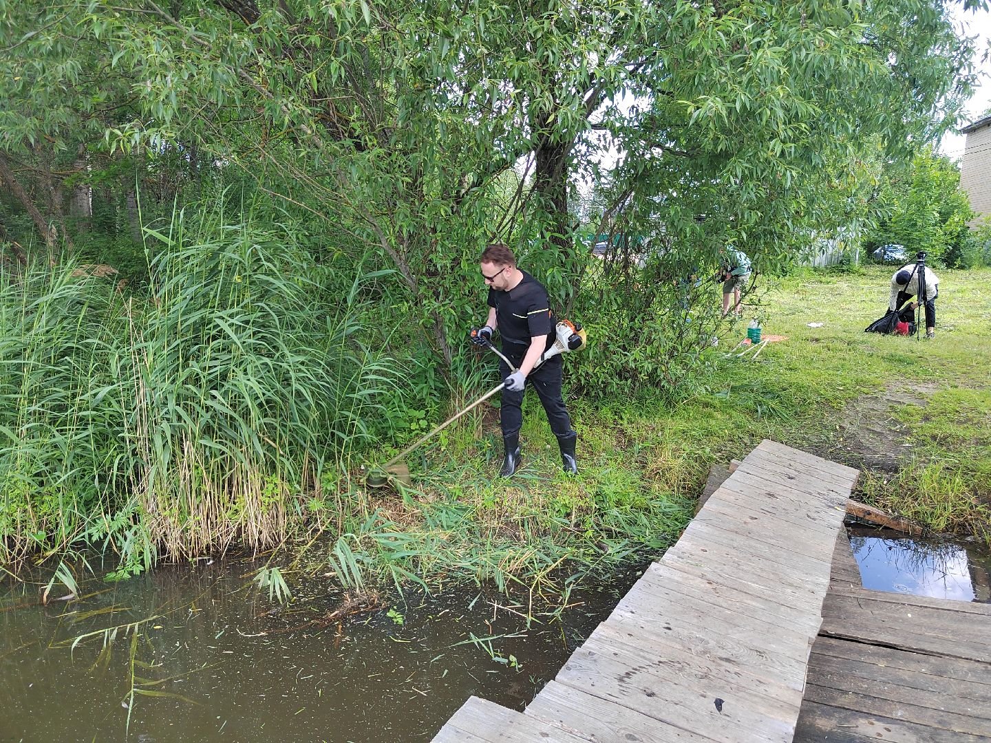 Благоустройство,водоемы,пруды,Красногорск