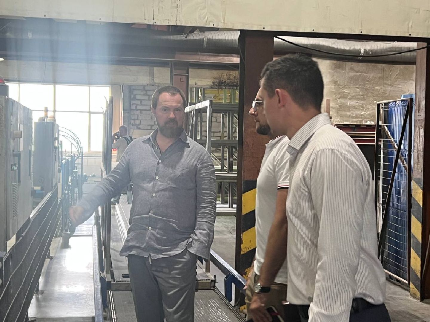 Солнечногорск, предприятие, витраж, депутат, встреча