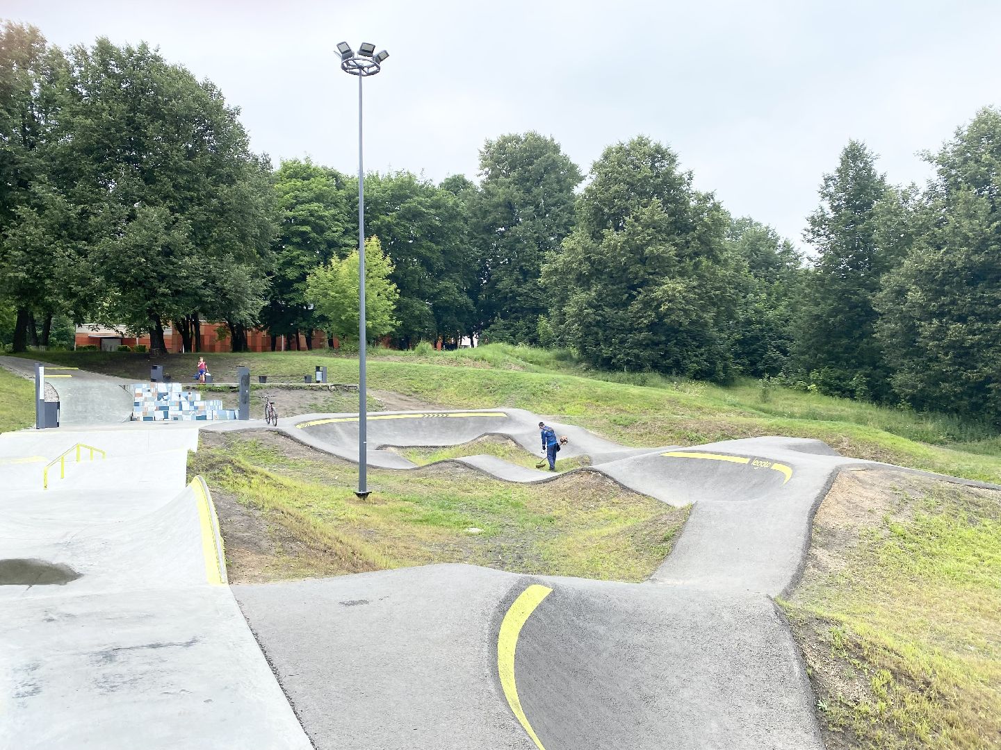 Домодедово, скейт парк, благоустройство, окос травы, покосили траву, уборка газона