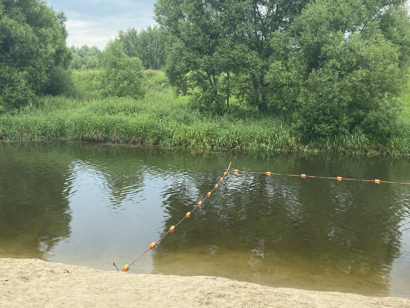 детский спорт, река,