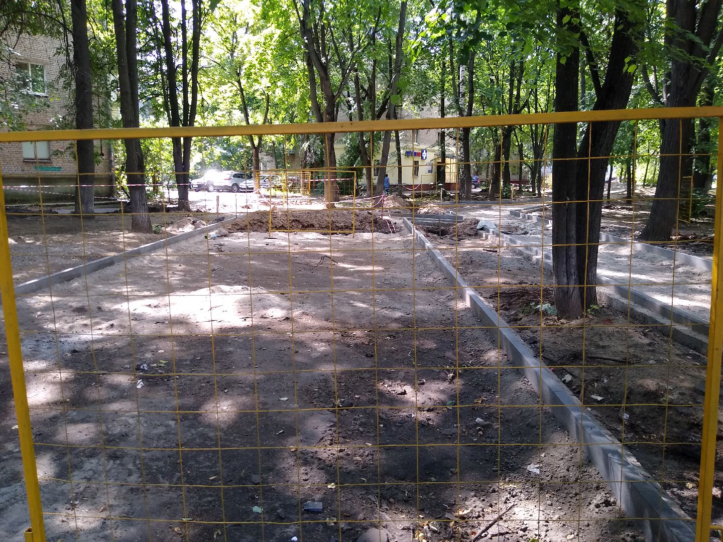 Раменское, благоустройство, сквер у платформы Фабричная