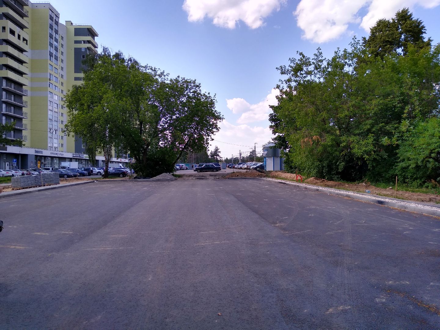 Раменское, благоустройство, сквер у платформы Фабричная