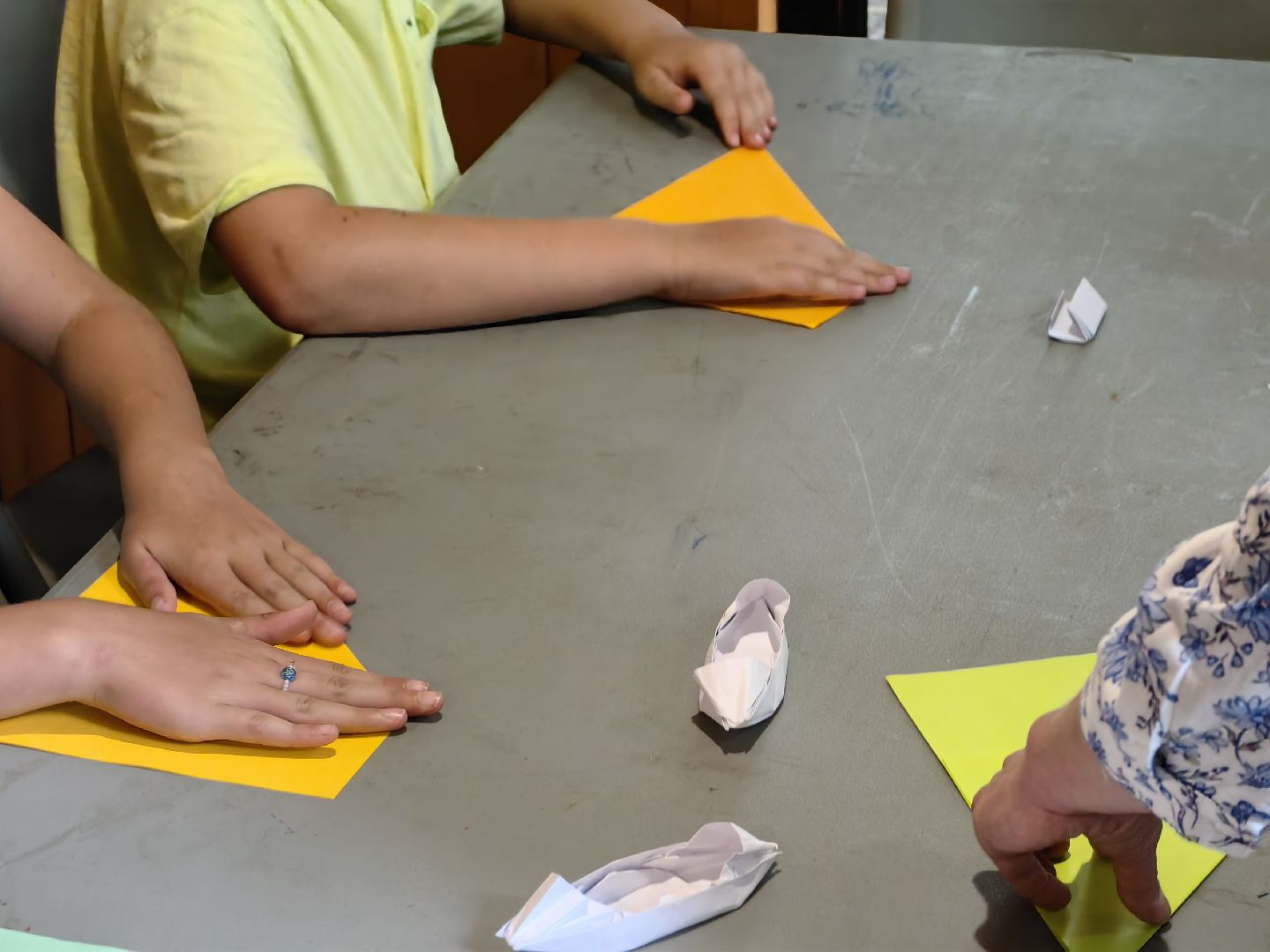 Мастер-класс, каноэ, картон, оригами, дети, парк