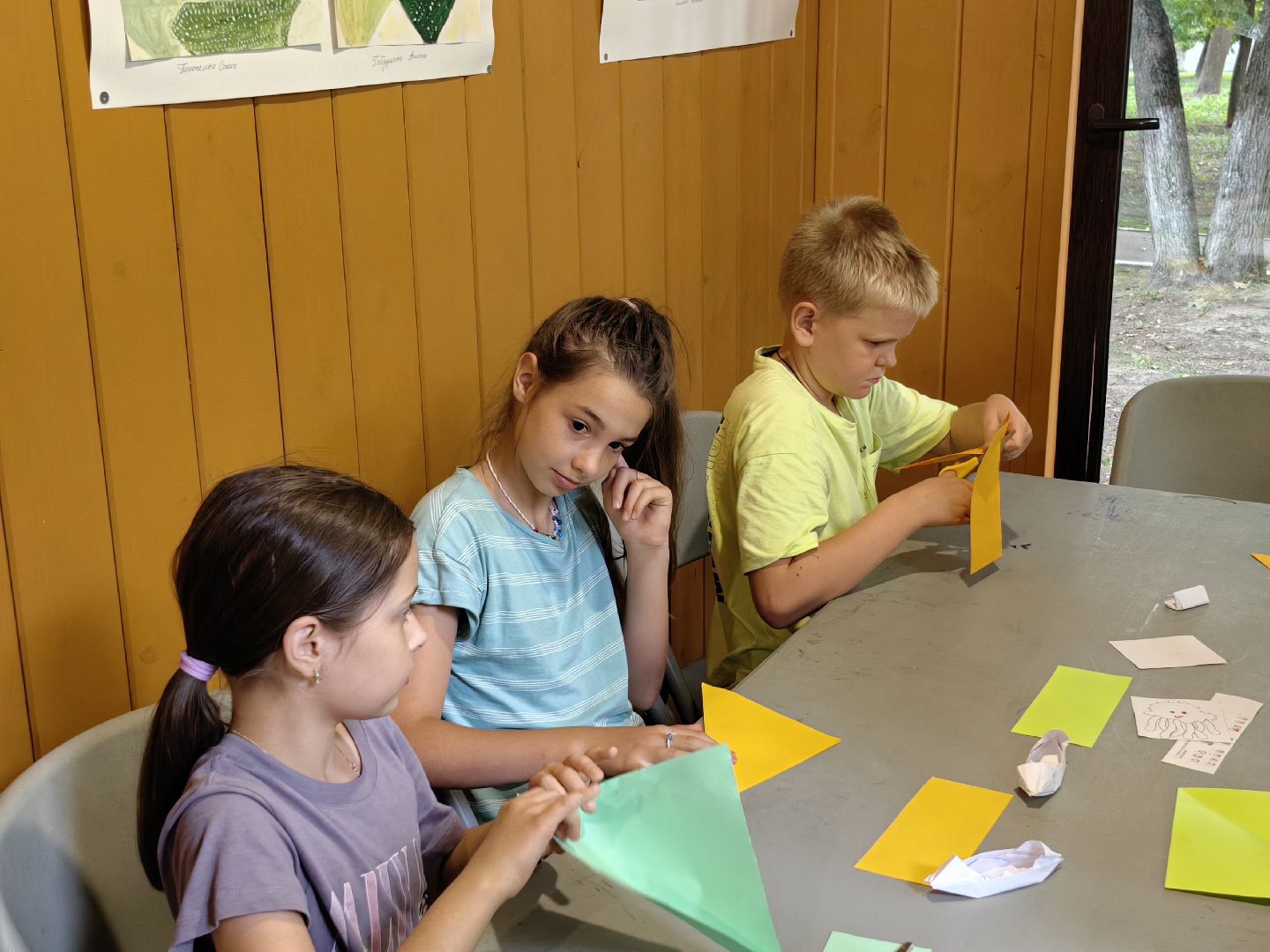 Мастер-класс, каноэ, картон, оригами, дети, парк