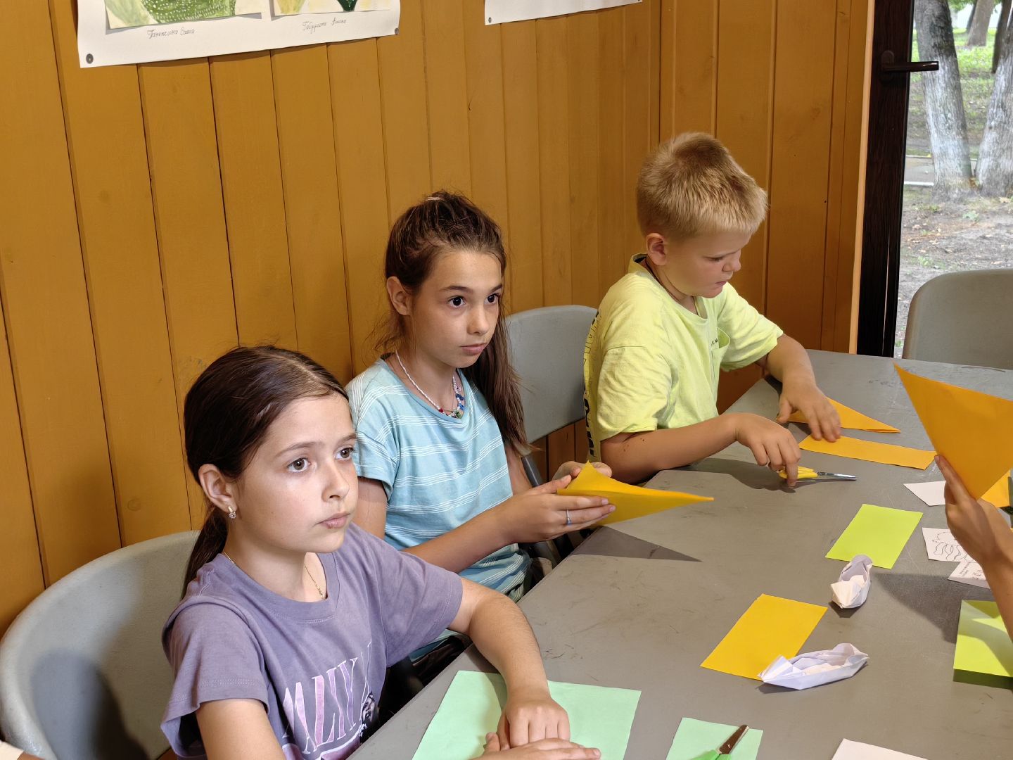 Мастер-класс, каноэ, картон, оригами, дети, парк