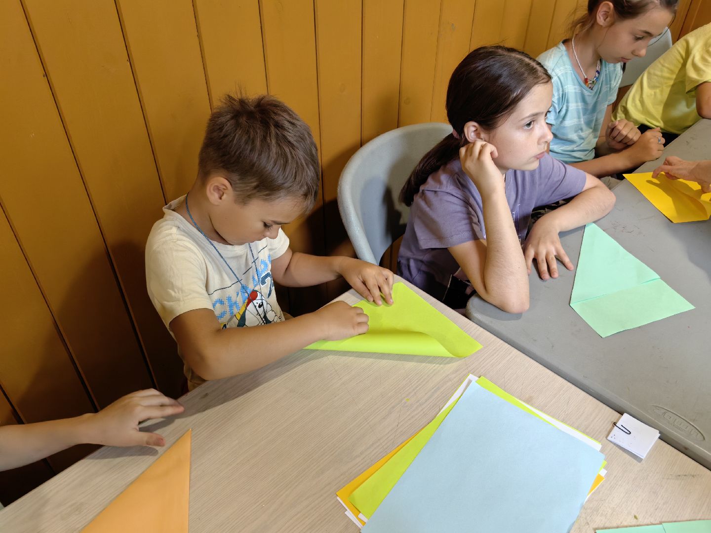 Мастер-класс, каноэ, картон, оригами, дети, парк