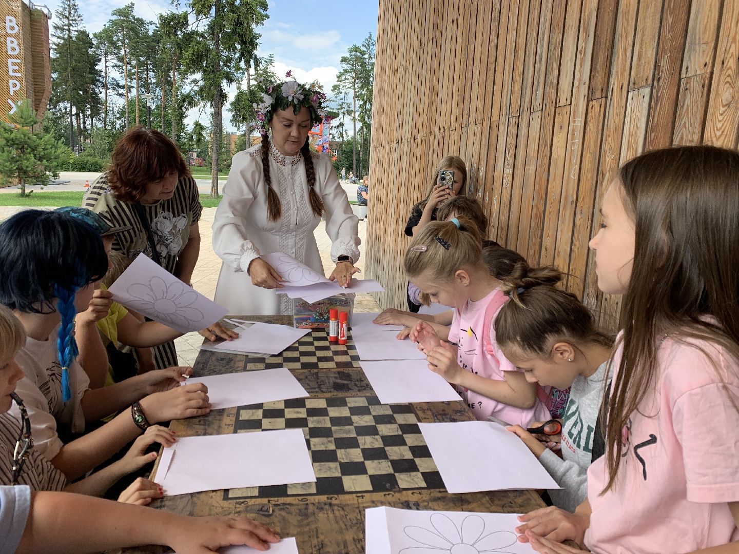 Балашиха, Подмосковье, парки, День семьи, любви и верности, ромашка