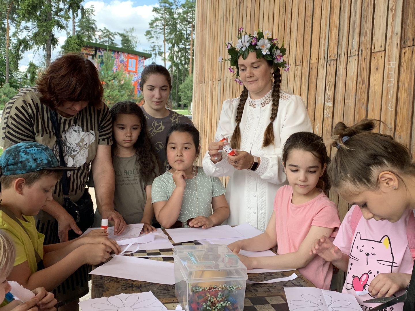 Балашиха, Подмосковье, парки, День семьи, любви и верности, ромашка