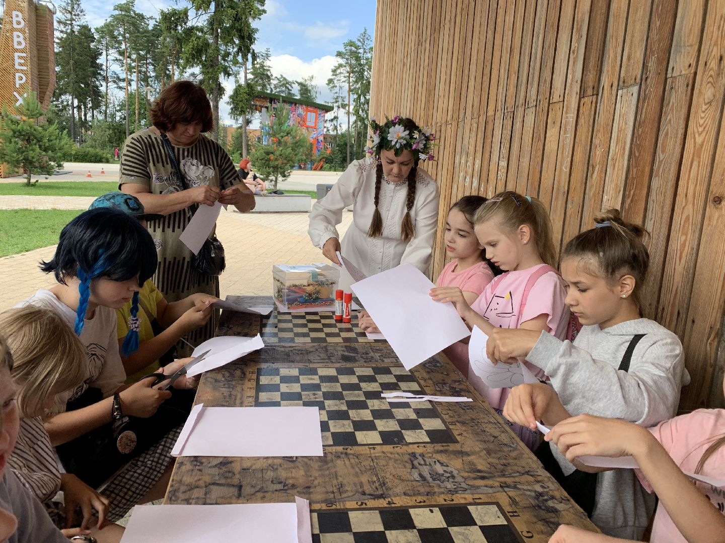 Балашиха, Подмосковье, парки, День семьи, любви и верности, ромашка