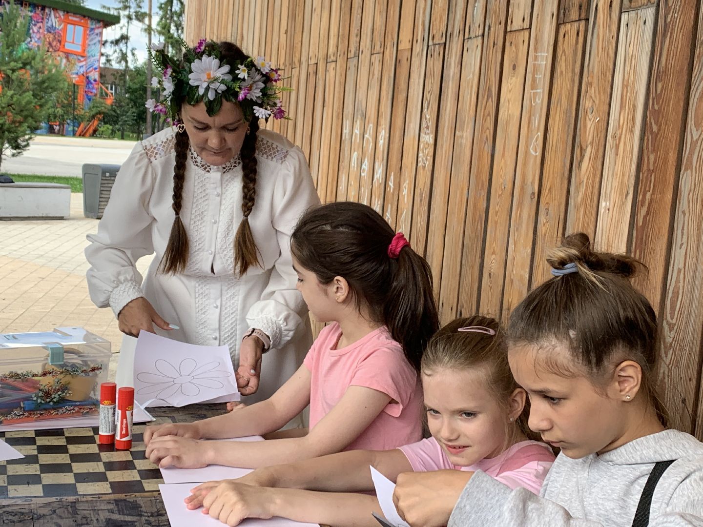 Балашиха, Подмосковье, парки, День семьи, любви и верности, ромашка