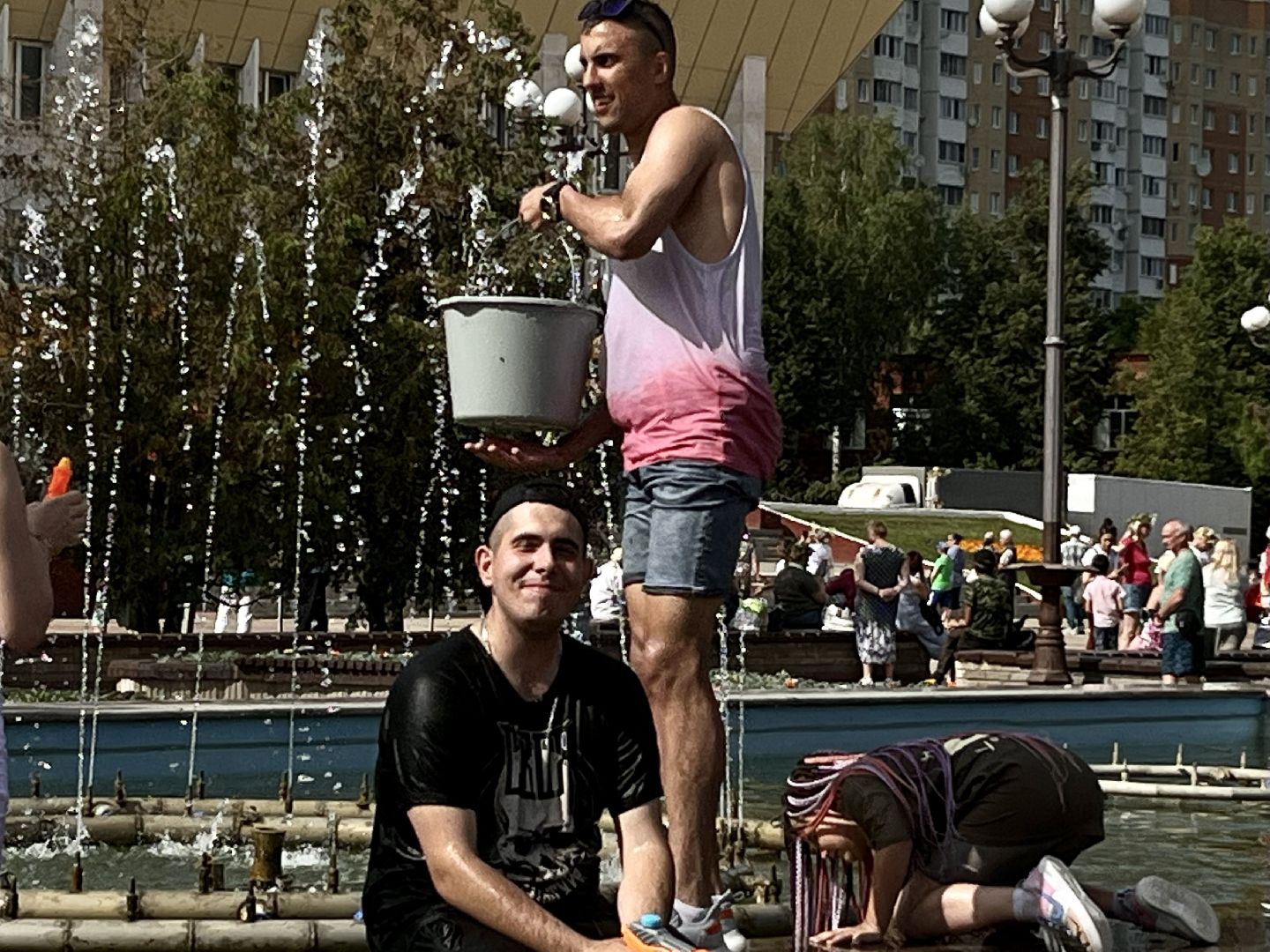 Наро-Фоминск, молодёжь Подмосковья, водная битва, лето в Подмосковье