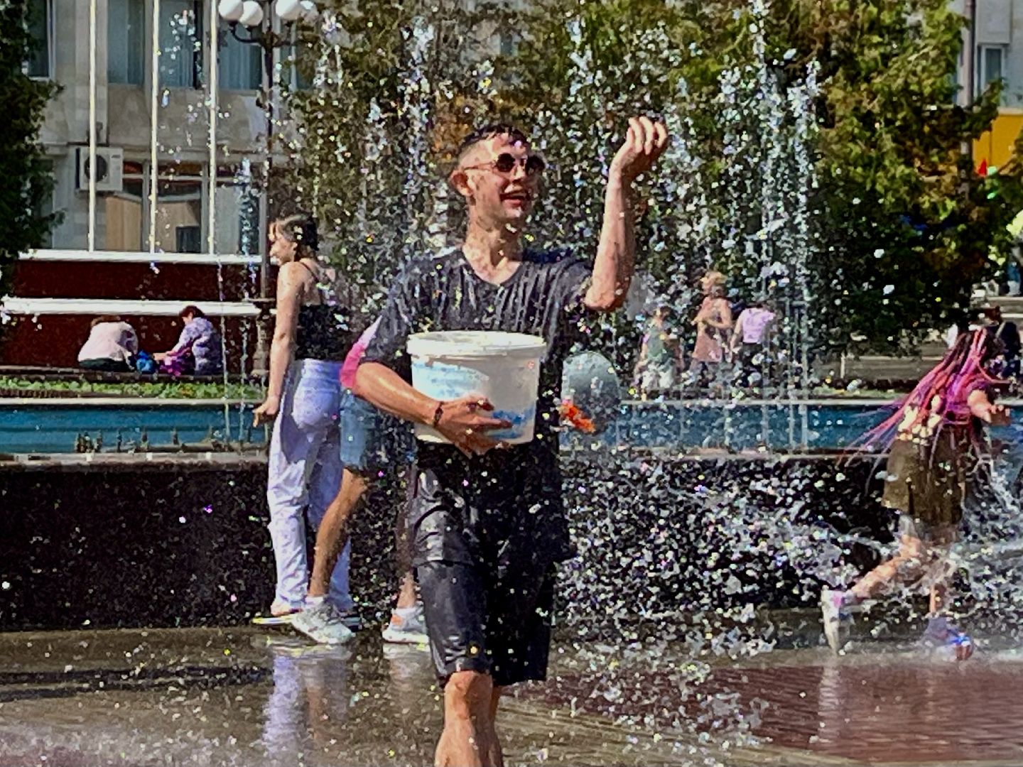 Наро-Фоминск, молодёжь Подмосковья, водная битва, лето в Подмосковье