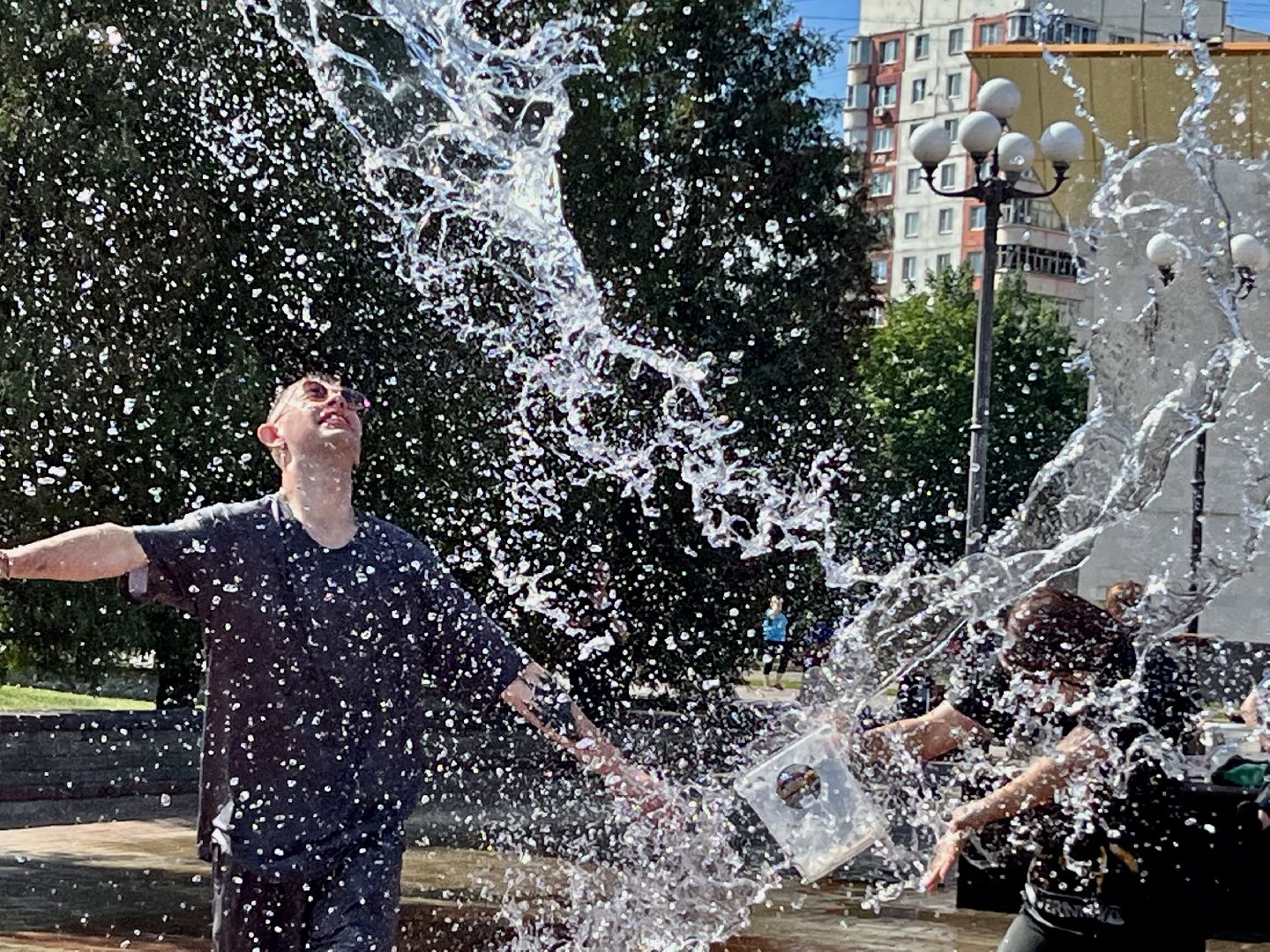 Наро-Фоминск, молодёжь Подмосковья, водная битва, лето в Подмосковье