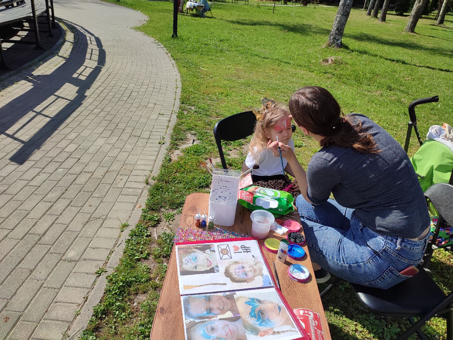 #аквагримм, #дети, #талдом, #паркпобеды, #краски