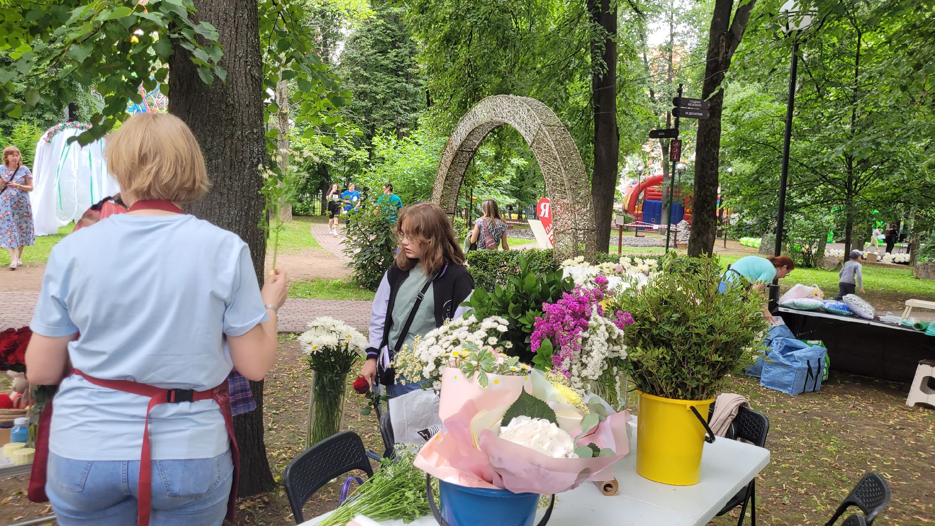 цветы; занятия; видное; парки подмосковья