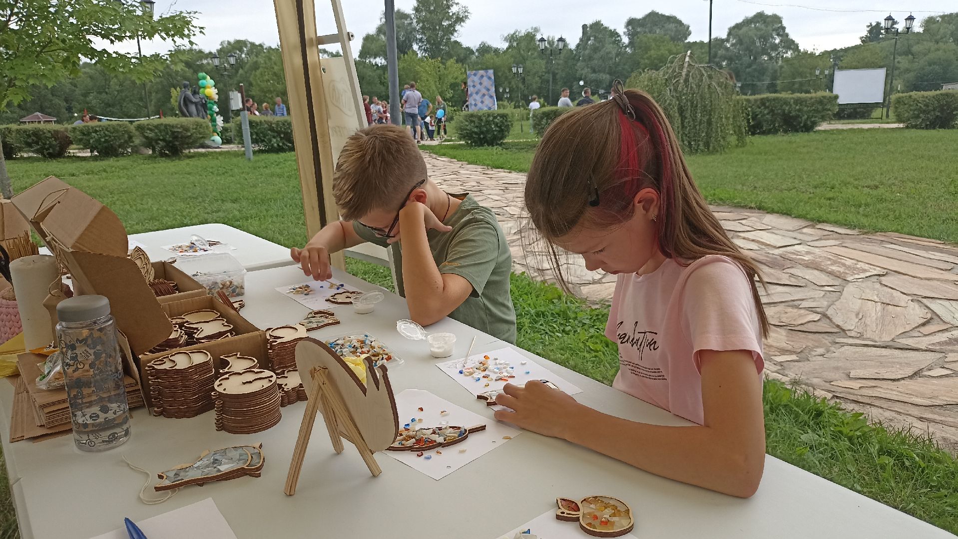 Серпухов, Подмосковье, Принарский парк, кукольный театр, День семьи, любви и верности