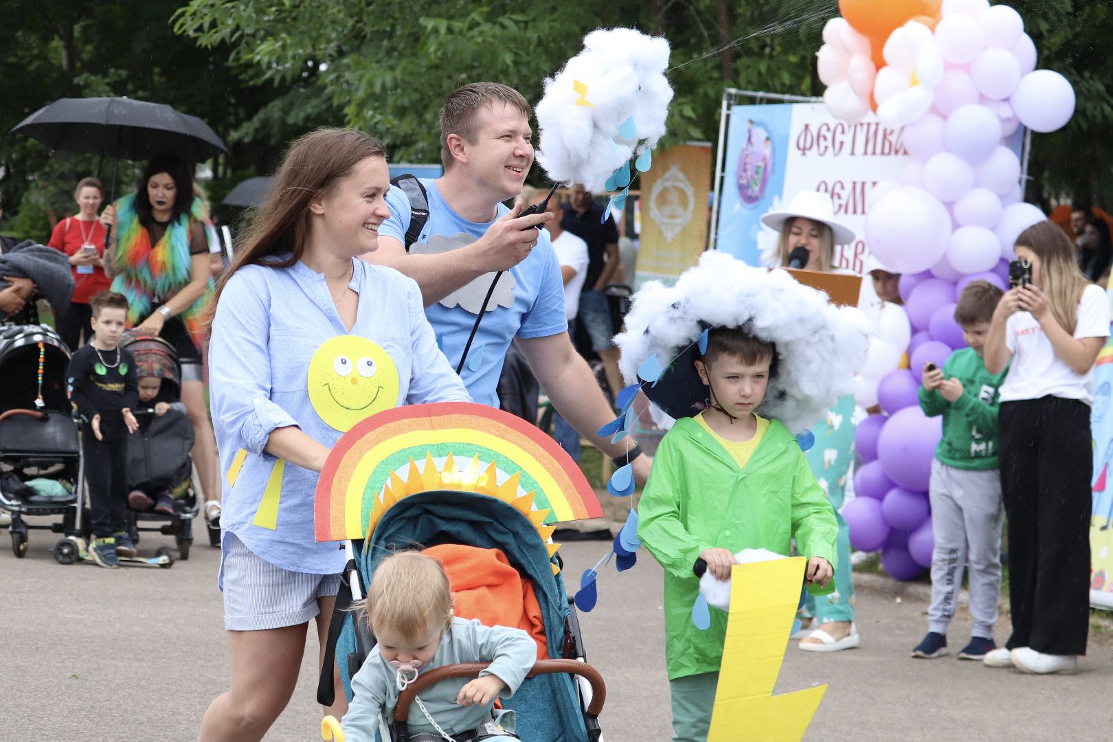 праздник, фестиваль, конкурс, дефиле, семья, Фрязино