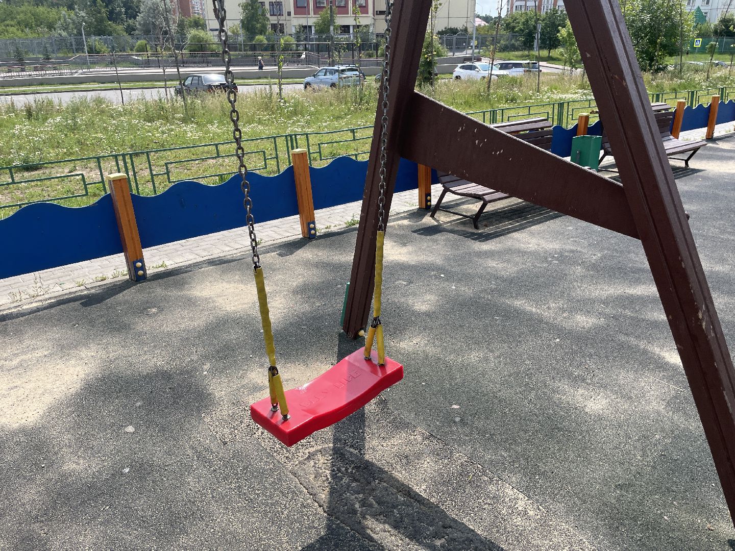 Детская площадка, игровая зона, дети, Добродел