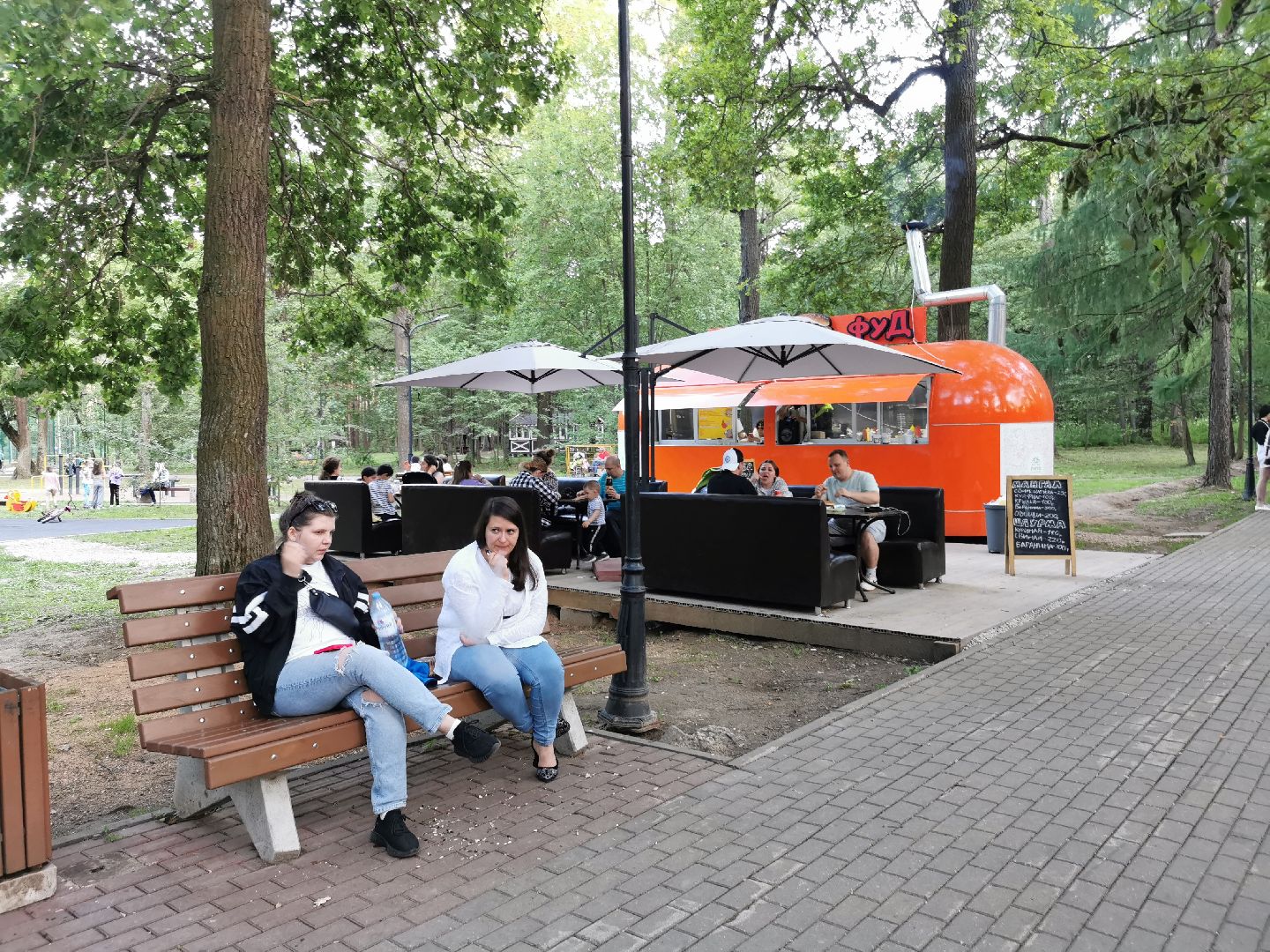 Подольск, парк, фудтрак