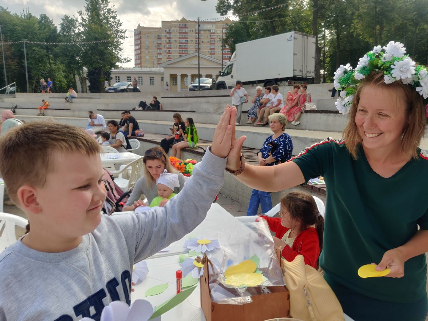 Красноармейск, Пушкинский, день семьи, мастер-класс, ромашка