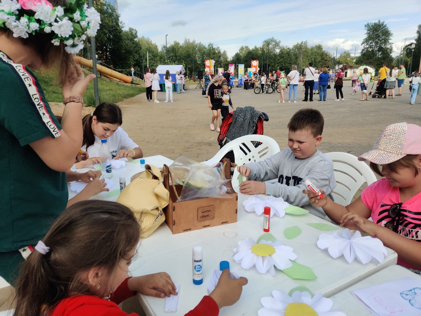 Красноармейск, Пушкинский, день семьи, мастер-класс, ромашка