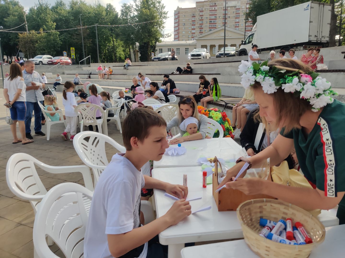 Красноармейск, Пушкинский, день семьи, мастер-класс, ромашка