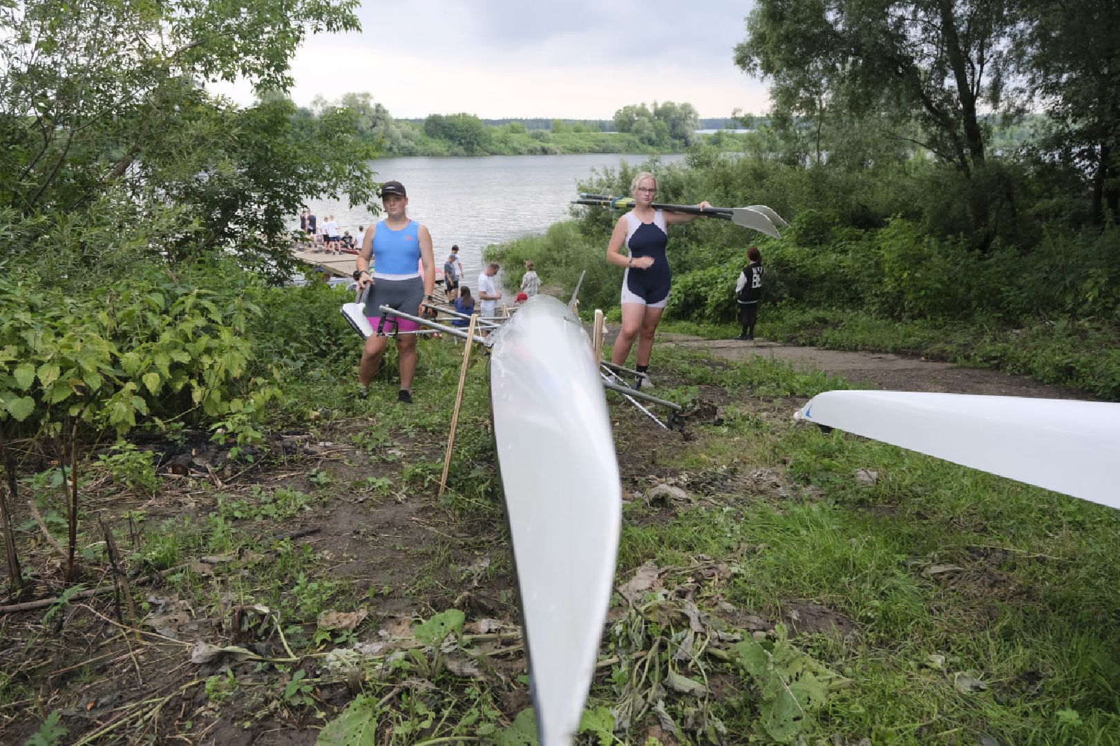 Пущино, гребля