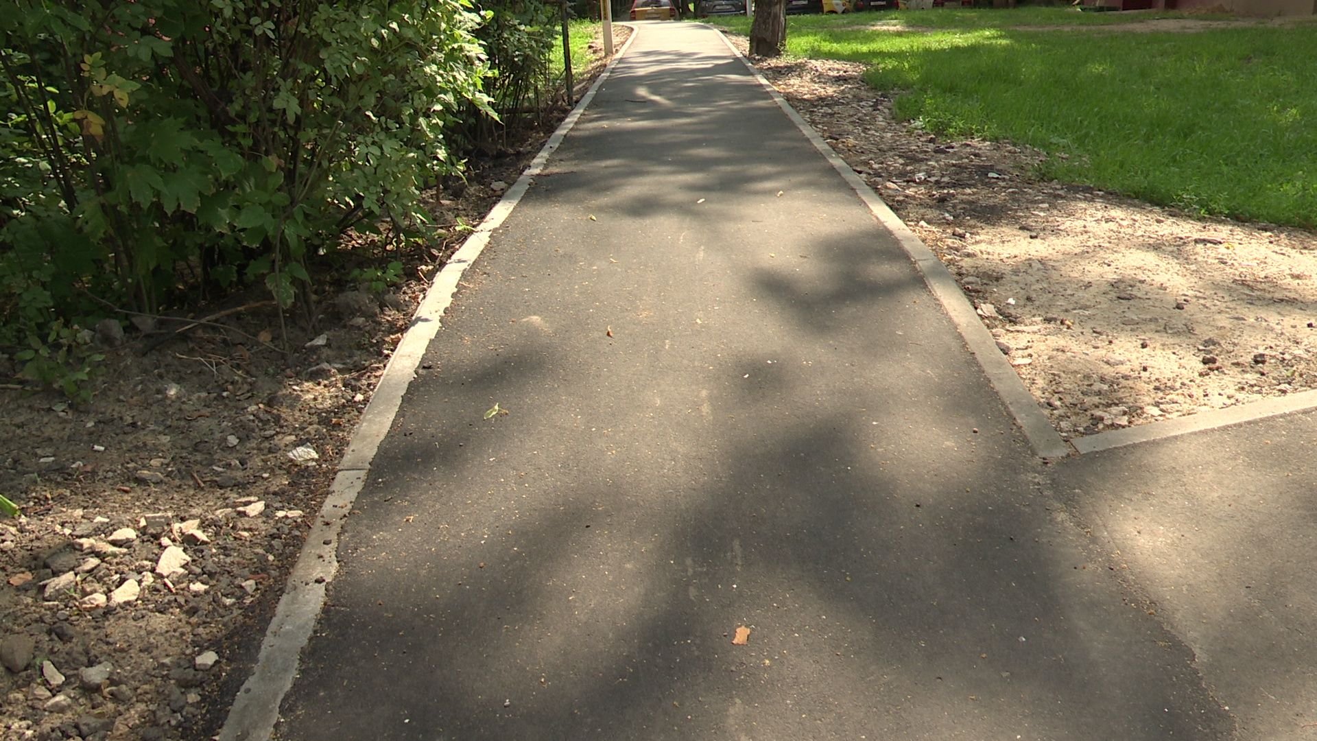 Реутов, новый асфальт, благоустройство, детская площадка