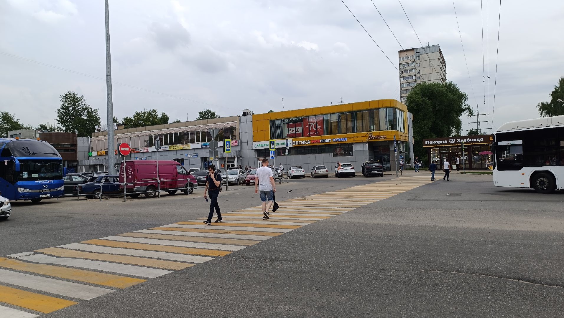 Лобня, дорога, пешеход