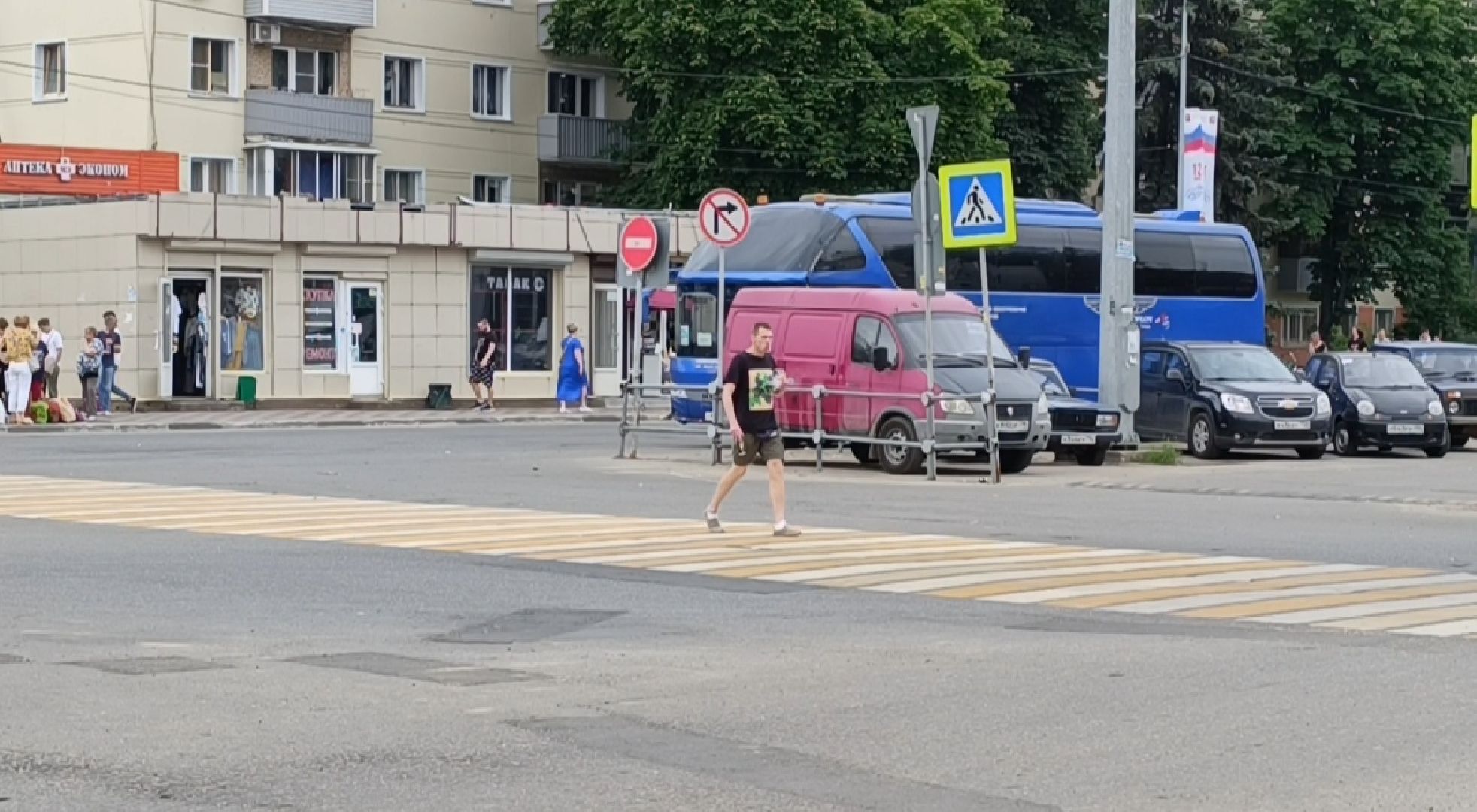 Лобня, дорога, пешеход