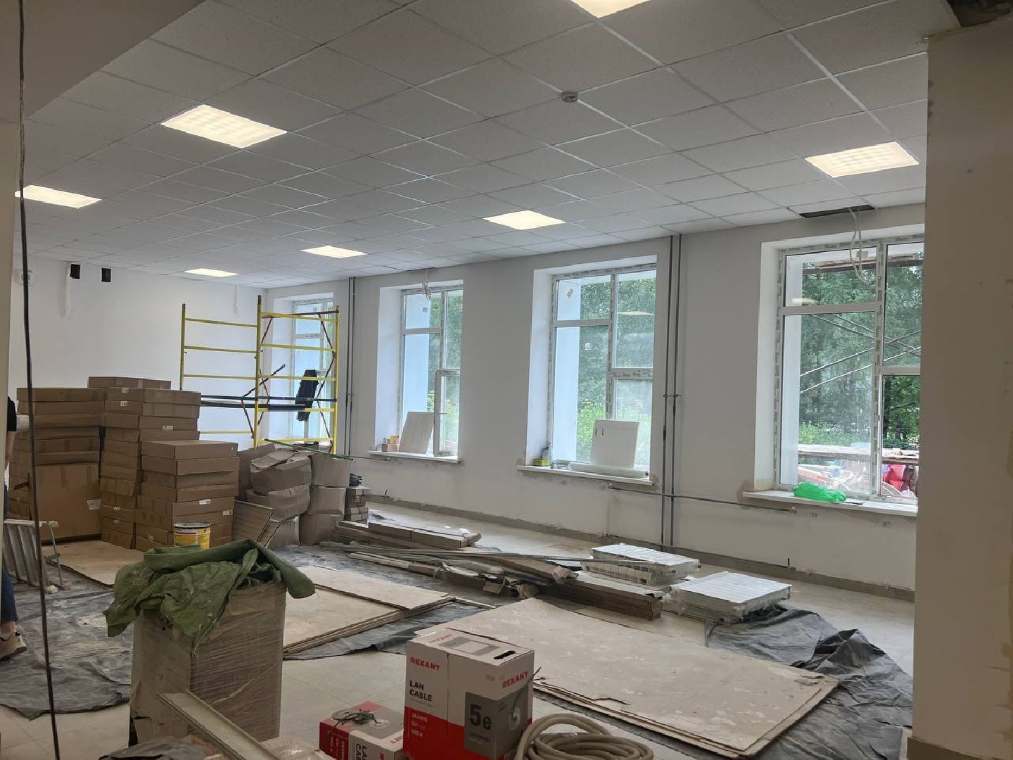 Солнечногорск, ремонт, школа, ученики, учителя