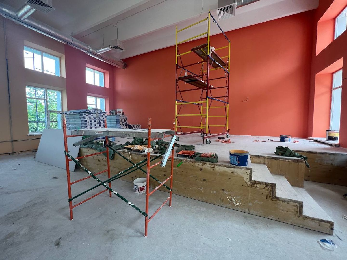 Солнечногорск, ремонт, школа, ученики, учителя