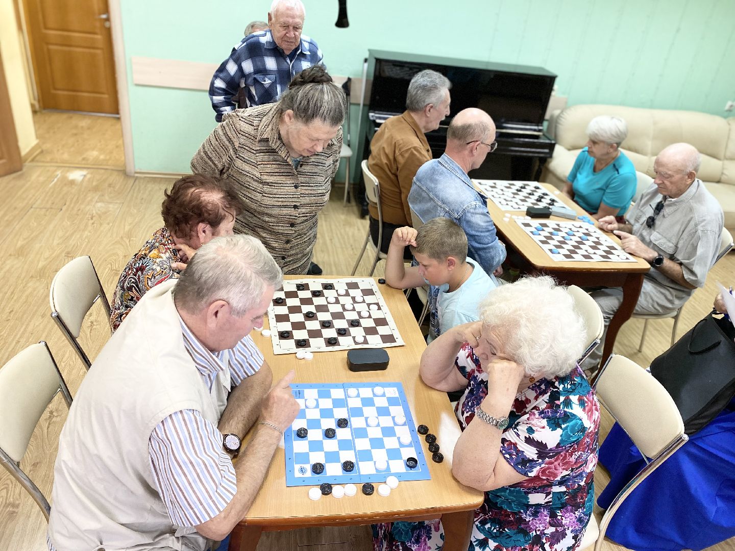 Домодедово, турнир, русские шашки, активное долголетие, почтенный возраст