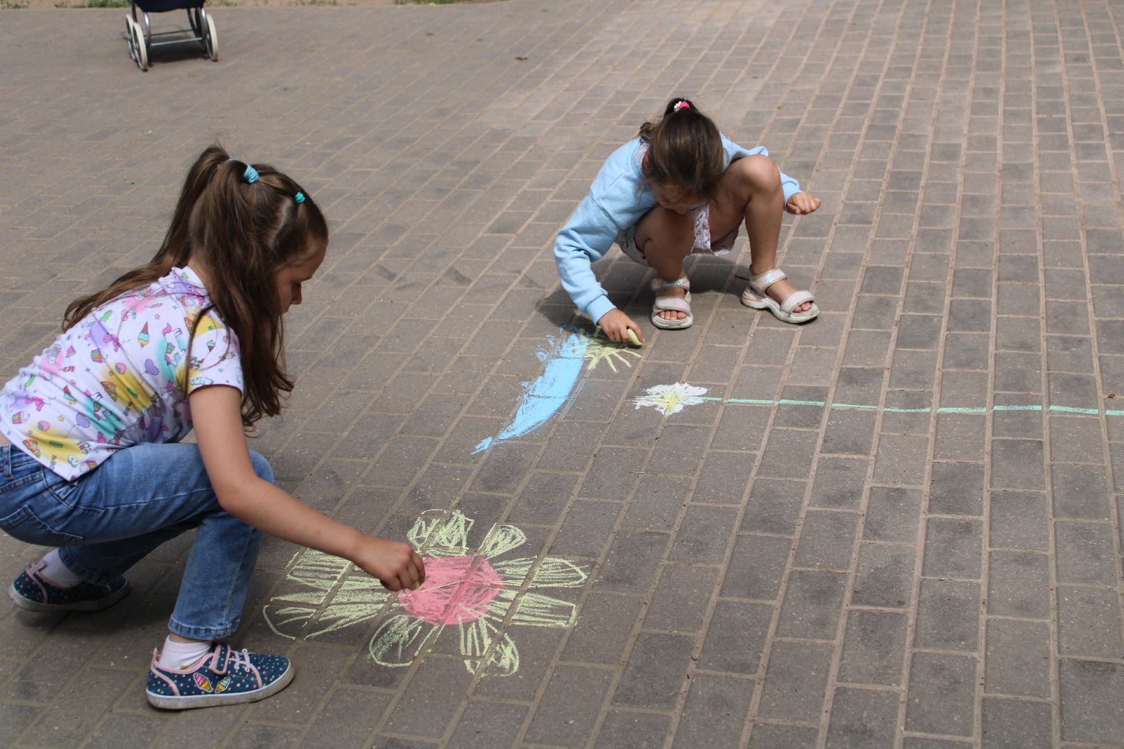 Парки,творчество,культура,дети, ромашка, цветы, лето в подмосковье,